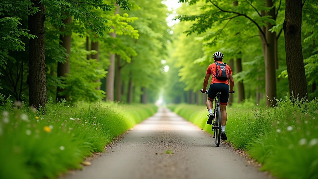 South Bohemia Greenway cycling trail with well-maintained path through forests and scenic landscape